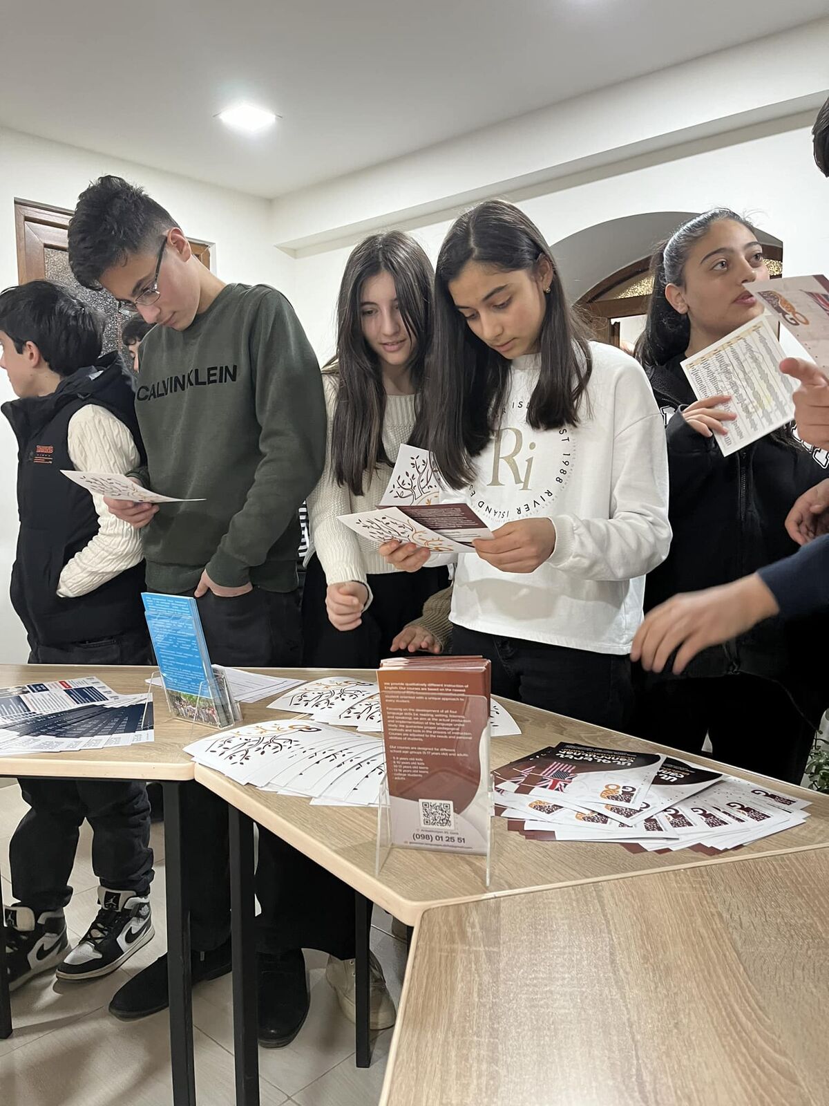 GO Center students at an open info day
